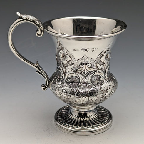 1836年 英国アンティーク 純銀製マグカップ 115g John James Keith